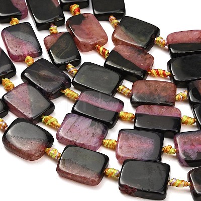 Natural Agate Beads Strands G-A321-A01-01C-1