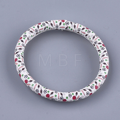 Silicone Bangles/Key Rings BJEW-T008-03D-1