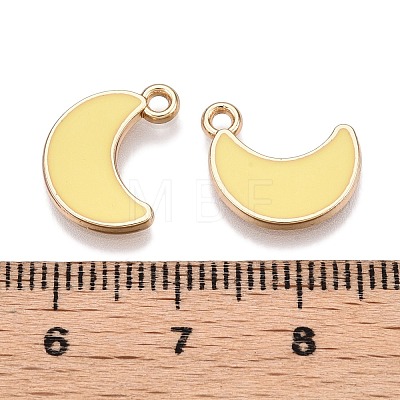 Rack Plating Alloy Enamel Charms ENAM-N056-341-1