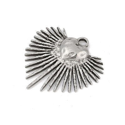 304 Stainless Steel Pendants STAS-D366-01E-P-1