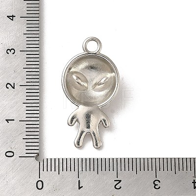 Alloy Alien Pendants FIND-A038-13P-1