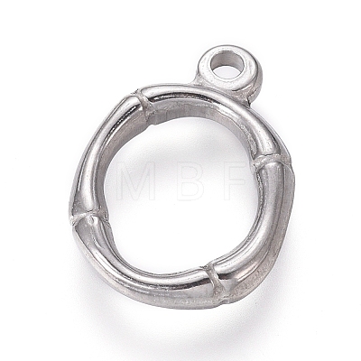 304 Stainless Steel Pendants STAS-G214-38P-1