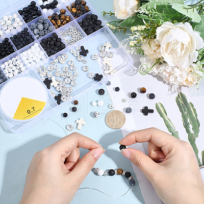 DIY Beads Bracelets Making Kit DIY-PA0001-78-1