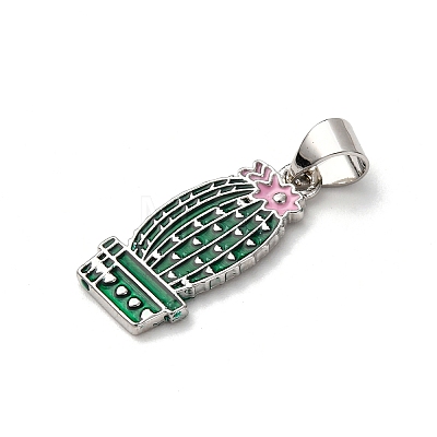Brass Enamel Pendants FIND-I054-01E-P-1