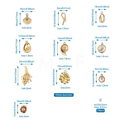 Alloy Stud Earring Findings PALLOY-TA0002-12LG-1