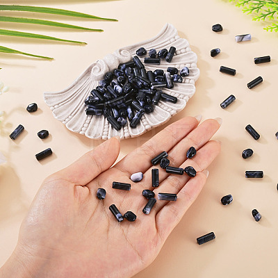 90Pcs 2 Styles Opaque Acrylic Imitation Gemstone Beads OACR-TA0005-14A-1