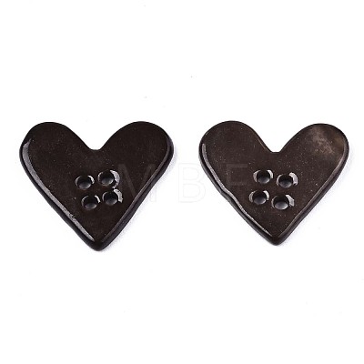 2-Hole Spray Paint Freshwater Shell Buttons SHEL-S276-135-1