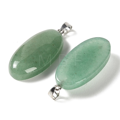 Natural Green Aventurine Pendants GG-CBACB71-01P-10-1