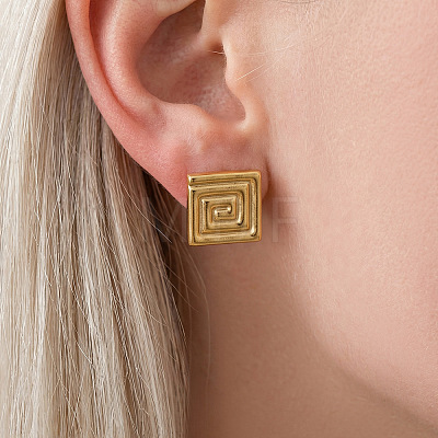 316L Surgical Stainless Steel Stud Earrings for Women WGB5938-01-1