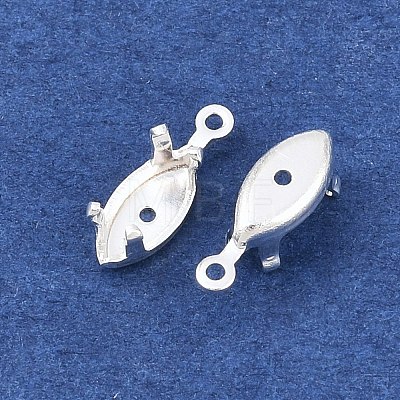 Brass Sew on Prong Settings KK-C163-11S-1