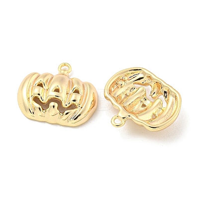 Halloween Themed Brass Pendants KK-L211-012G-01-1