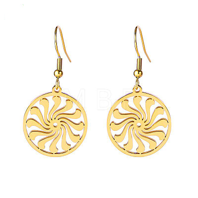 304 Stainless Steel Dangle Earrings FS-WG2153A-01-1