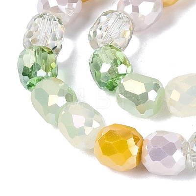 Electroplate Mixed Styles Glass Beads Strands EGLA-N022-13A-A03-1