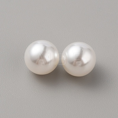 Plastic Imitation Pearl Beads KY-WH0048-27B-1
