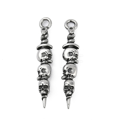 316 Surgical Stainless Steel Pendants STAS-G349-04B-AS-1