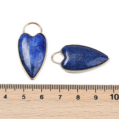 Dyed Natural Lapis Lazuli Pendants G-G193-02G-01-1