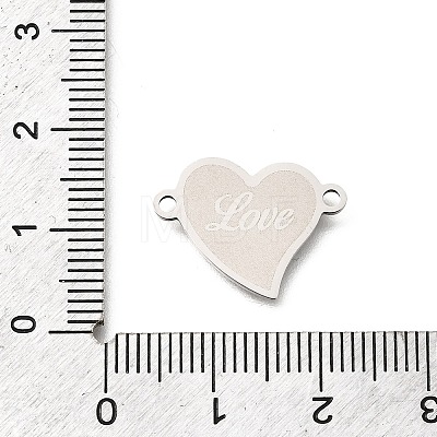 201 Stainless Steel Connector Charms STAS-B143-03B-P-1