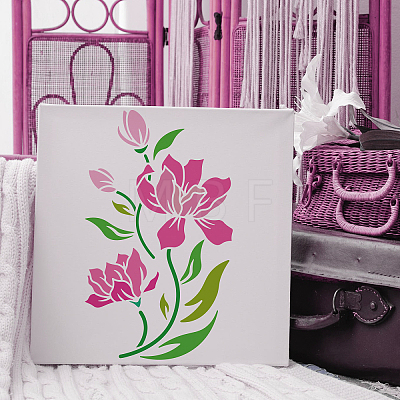 Plastic Reusable Drawing Painting Stencils Templates Sets DIY-WH0172-466-1