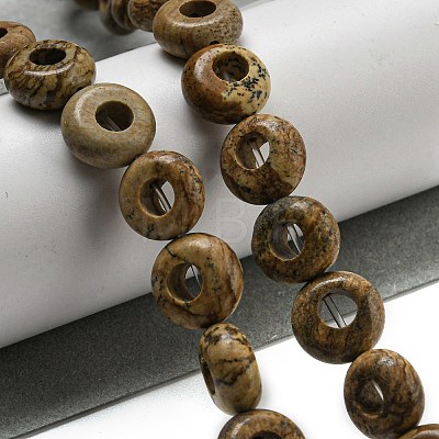 Natural Picture Jasper Beads Strands G-P536-A10-01-1