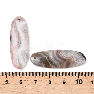 Natural Mexican Agate Pendants G-K381-17A-1