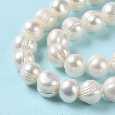 Natural Cultured Freshwater Pearl Beads Strands PEAR-E018-02-1