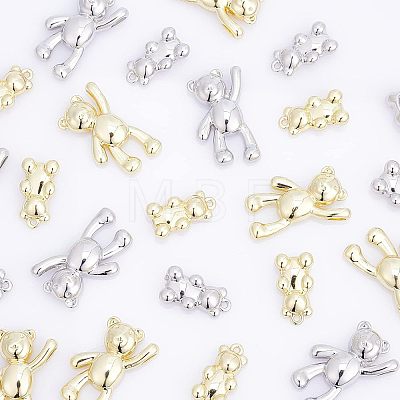  24Pcs 4 Style Alloy Pendants FIND-NB0001-78-1