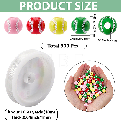Spray Printed Opaque Acrylic European Beads SACR-SC0001-62-1
