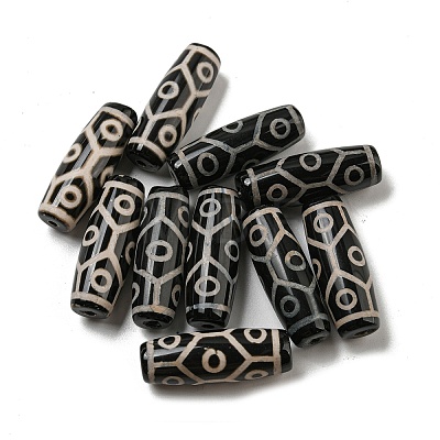 Tibetan Style dZi Beads Strands G-P526-B06-1