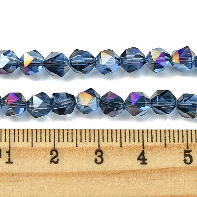 Electroplate Glass Beads Strands EGLA-K061-07A-HR01-1