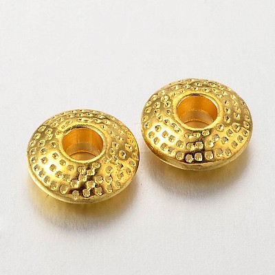 Tibetan Style Alloy Spacer Beads TIBEB-R011-G-FF-1