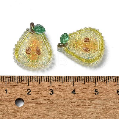 Fruit Transparent Epoxy Resin Decoden Cabochons CRES-I030-23B-1