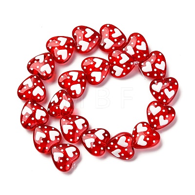 Glass Enamel Beads GLAA-Q125-01A-06-1