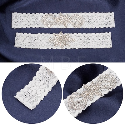 Gorgecraft 1 Set Lace Elastic Bridal Garters OCOR-GF0001-41-1