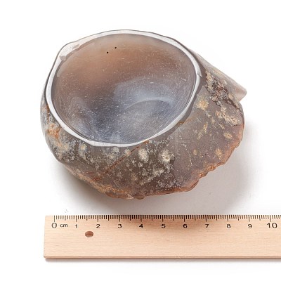 Raw Natural Agate Ashtray Stone Home Display Decorations G-I264-06-1