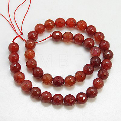 Natural Agate Beads Strands G-H1636-8MM-05-1
