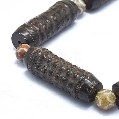 Natural Xiuyan Jade Beads Strands G-O179-A04-1