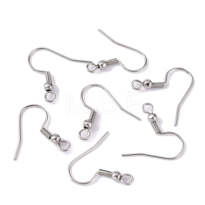316 Surgical Stainless Steel Earring Hooks X-STAS-O032-01-1