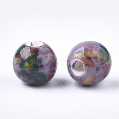 Handmade Porcelain Beads PORC-Q262-03D-1