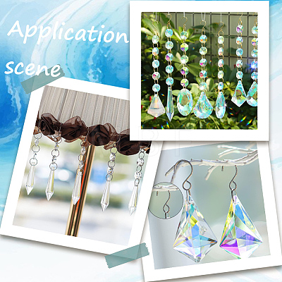 300Pcs 2 Colors Stainless Steel Hook STAS-SP0001-84-1