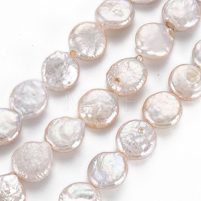 Natural Keshi Pearl Beads Strands PEAR-S018-02D-1