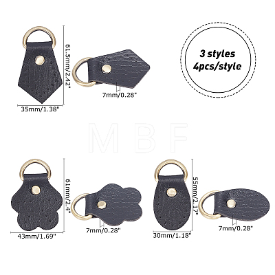 CHGCRAFT PU Leather Bag Accessories FIND-CA0001-09-1