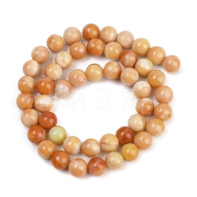 Handmade Lampwork Beads Strand LAMP-B056-8mm-11-1