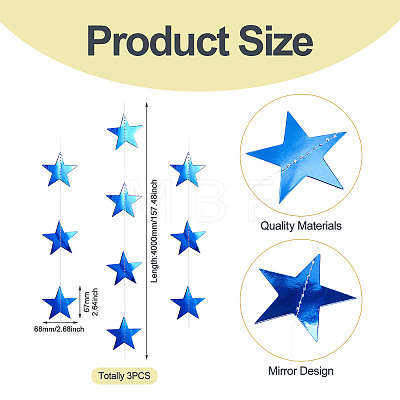Paper Star Shape Flags FEPA-TAC0001-002-1