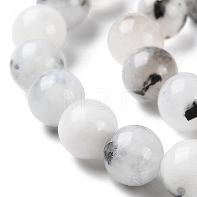 Natural Rainbow Moonstone Beads Strands G-Q1001-A05-03-1