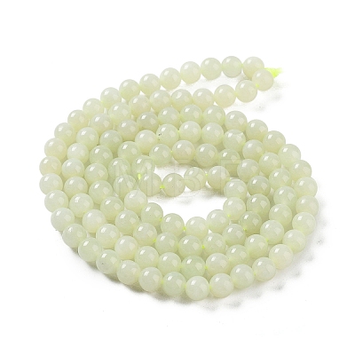 Natural Nephrite Jade Beads Strands G-NH0005-030B-1