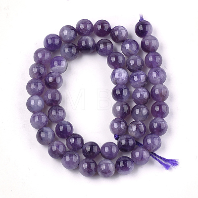 Natural Amethyst Beads Strands X-G-S333-8mm-020-1