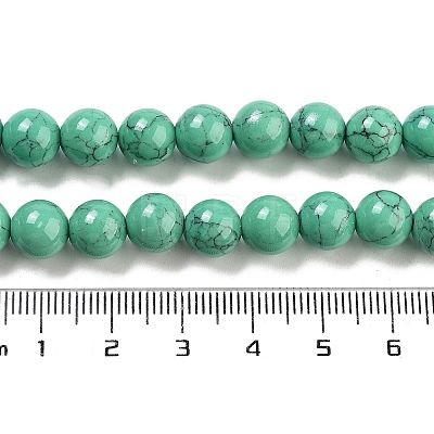 Synthetic Turquoise Beads Strands TURQ-H038-8mm-XXS11-1