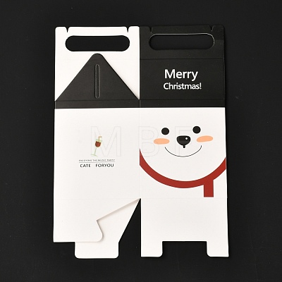 Christmas Theme Paper Fold Gift Boxes CON-G011-01A-1