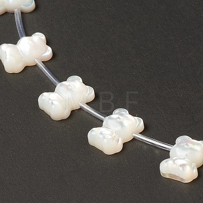 Natural White Shell Mother of Pearl Shell Beads BSHE-B005-06-1