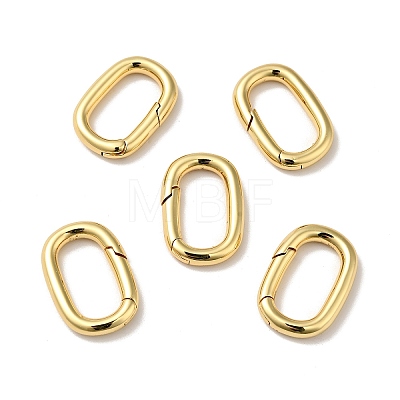 Brass Spring Gate Rings X-KK-J301-07B-1